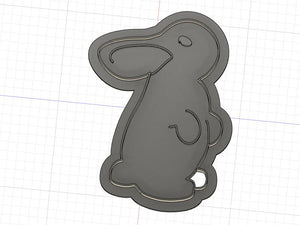3D Printed Bunny  Cookie Cutter