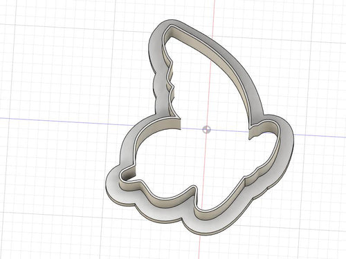 Model to Print Your Own Butterfly Side Outline Cookie Cutter DIGITAL FILE ONLY