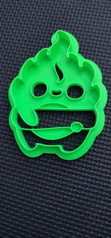 3D Printed Cookie Cutter Inspired by Howls Moving Castle Calcifer