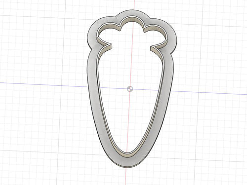 3D Model to Print Your Own Carrot  Cookie Cutter DIGITAL FILE ONLY