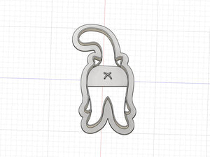 3D Printed Cat Butt Cookie Cutter