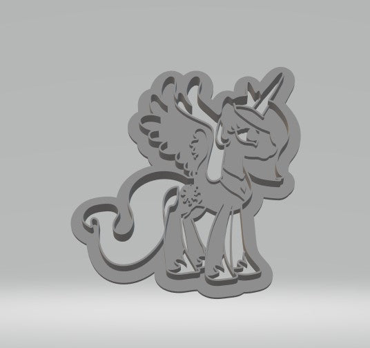 3D Printed Cookie Cutter Inspired by MLP Princess Celestia
