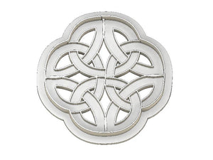 3D Printed Round Celtic Knotwork Cookie Cutter