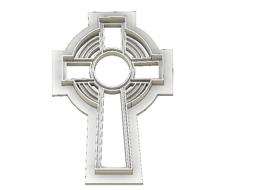 3D Model to Print Your Own  Celtic Cross Cookie Cutter DIGITAL FILE ONLY