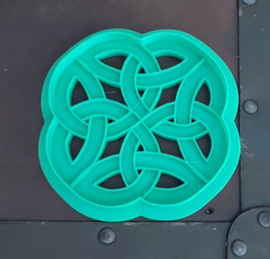 3D Printed Round Celtic Knotwork Cookie Cutter