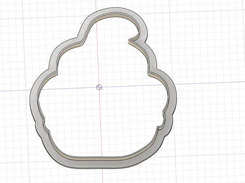 3D Printed Chibi Mary Sanderson Cookie Cutter