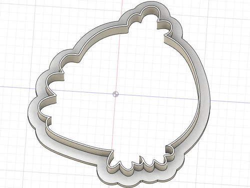 3D Model to Print Your Own Chick Outline Cookie Cutter DIGITAL FILE ONLY