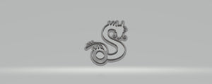 3D Printed Chinese Dragon Cookie Cutter