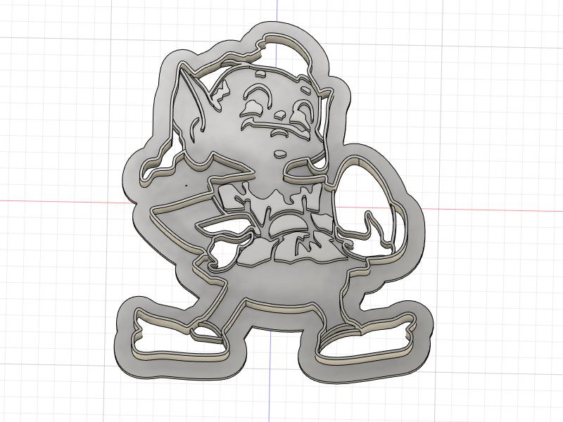 3D Printed Cleavlands Brownie Cookie Cutter