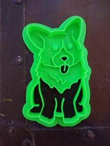 3D Printed Adorable Corgi Sitting Cookie Cutter