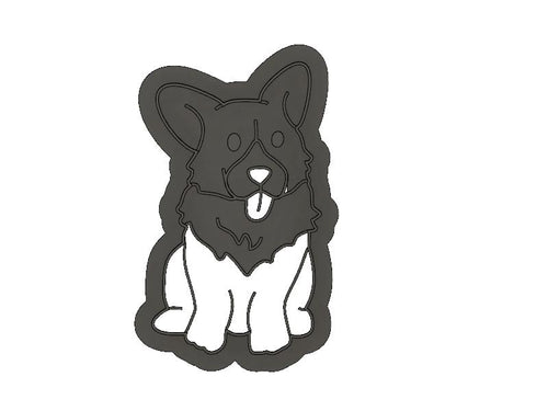3D Model to Print Your Own Corgi Front  Cookie Cutter DIGITAL FILE ONLY