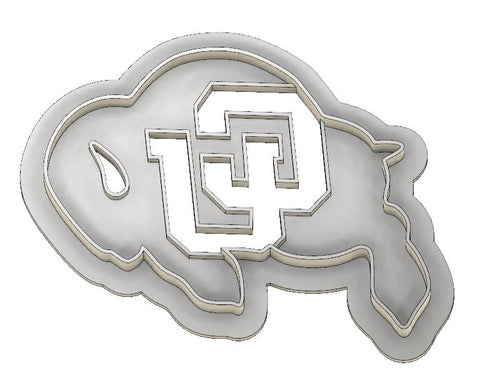3D Model to Print Your Own CU Buffalo Cookie Cutter DIGITAL FILE ONLY