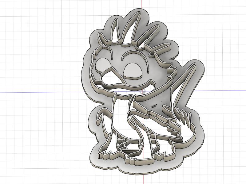 Printed Cookie Cutter Inspired by Dragons Rescue Riders Cutter