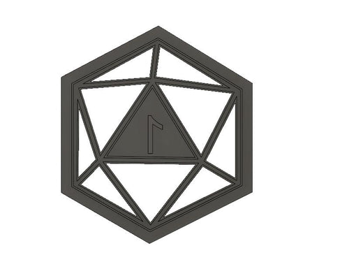 3D Model to Print Your Own Critical Fail D20 Cookie Cutter DIGITAL FILE ONLY
