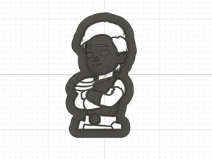 Printed Cookie Cutter Inspired by Dragons Rescue Riders Dak