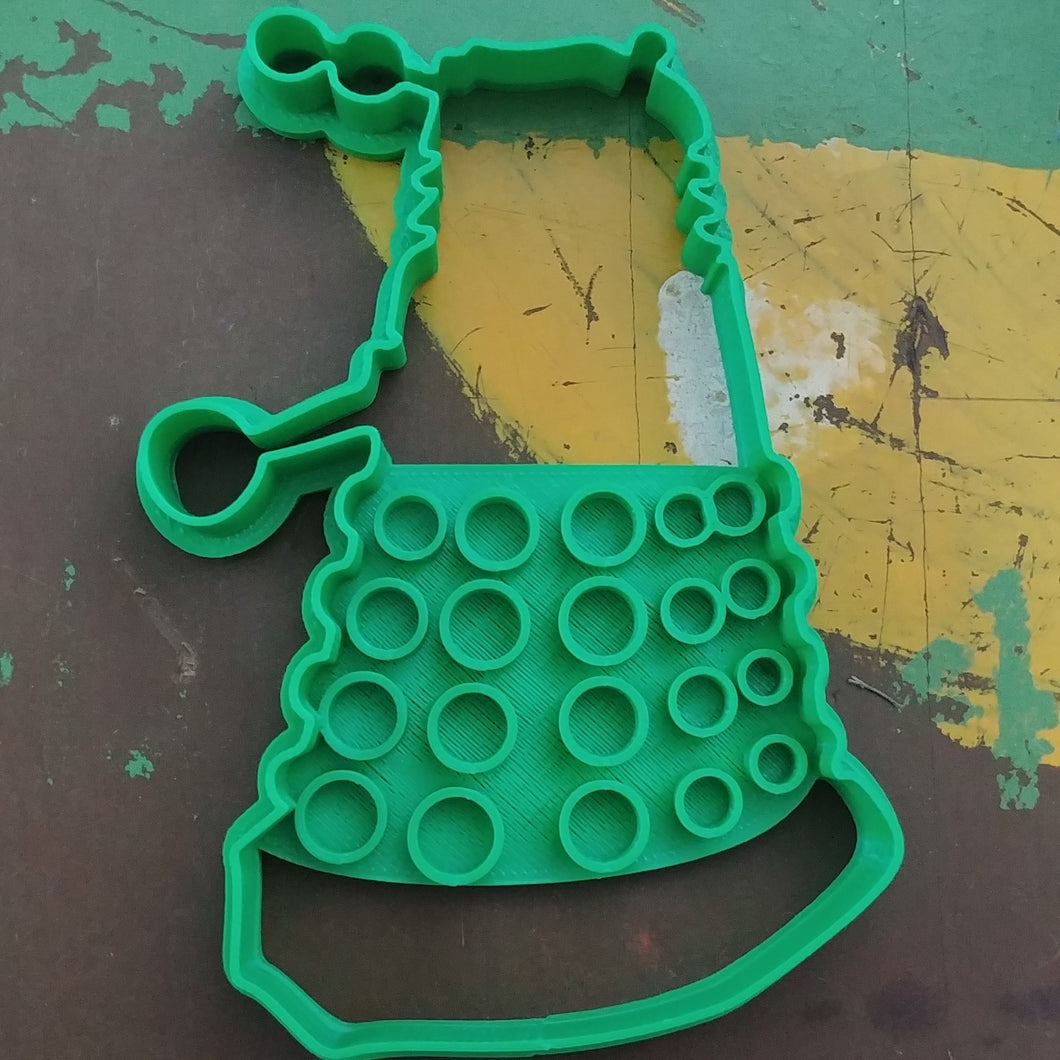 3D Printed Cookie Cutter Inspired by Dr. Who Dalek