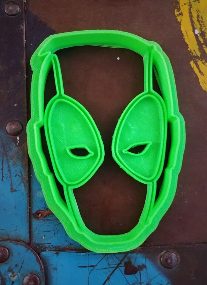 3D Printed Cookie Cutter Inspired by Marvel's Deadpool