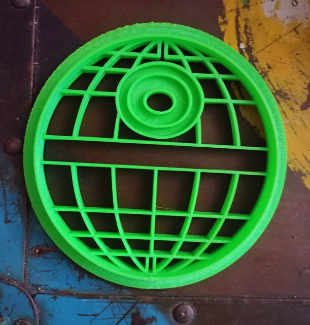 3D Printed Cookie Cutter Inspired by Star Wars Death Star