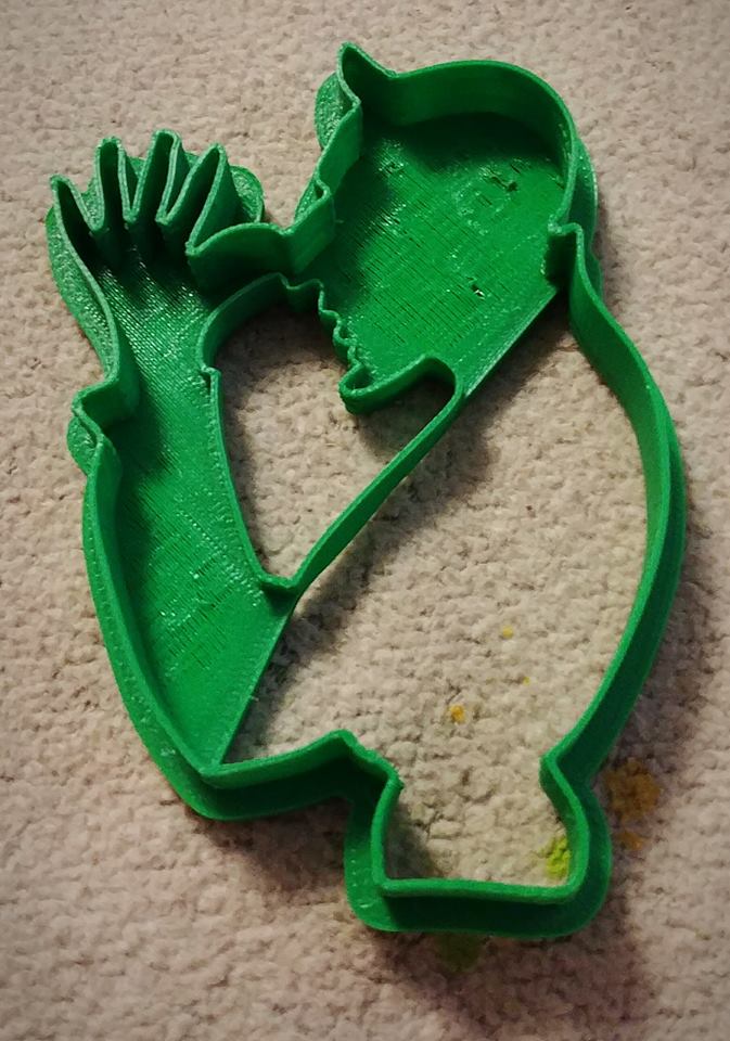 3D Printed Devil Cookie Cutter