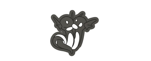 3D Model to Print Your Own Pokemon Dratini Hugging Cookie Cutter DIGITAL FILE ONLY