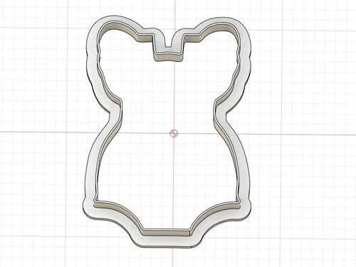 3D Model to Print Your Own Dress Outline Cookie Cutter DIGITAL FILE ONLY