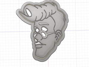 3D Printed  Cookie Cutter Inspired by Ghostbusters Egon Spengler