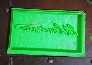 3D Printed Cookie Cutter Inspired by El Camino Script Emblem