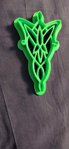 3D Printed Cookie Cutter Inspired by LOTR Elvish Crest