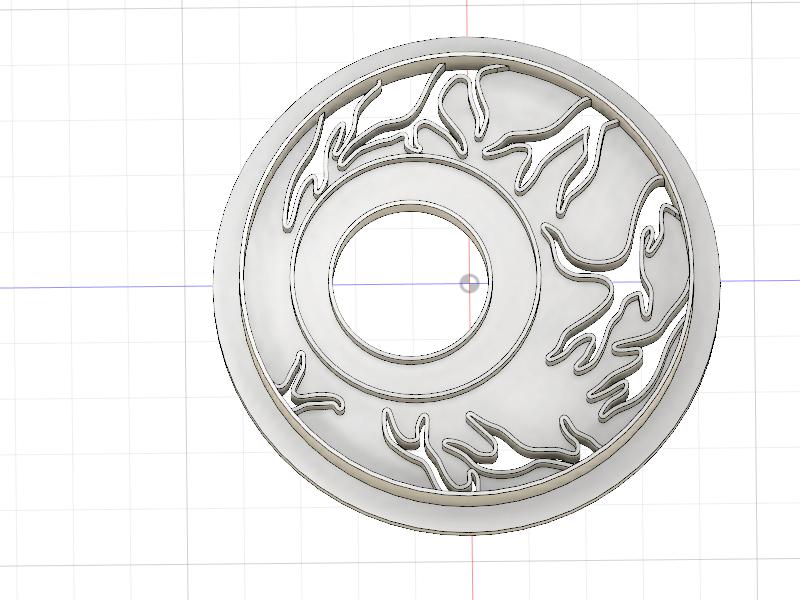 3D Printed Eyeball Cookie Cutter