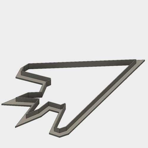 3D Model to Print Your Own Sitting USAF F-117 Stealth Fighter Outline Cookie Cutter DIGITAL FILE ONLY
