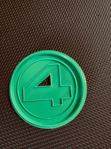 3D Printed Cookie Cutter Inspired by the Fantastic Four Logo