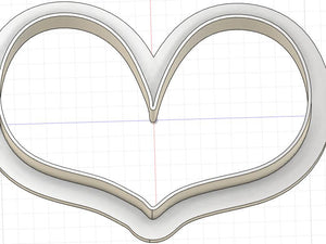 3D Printed Heart Cookie Cutter