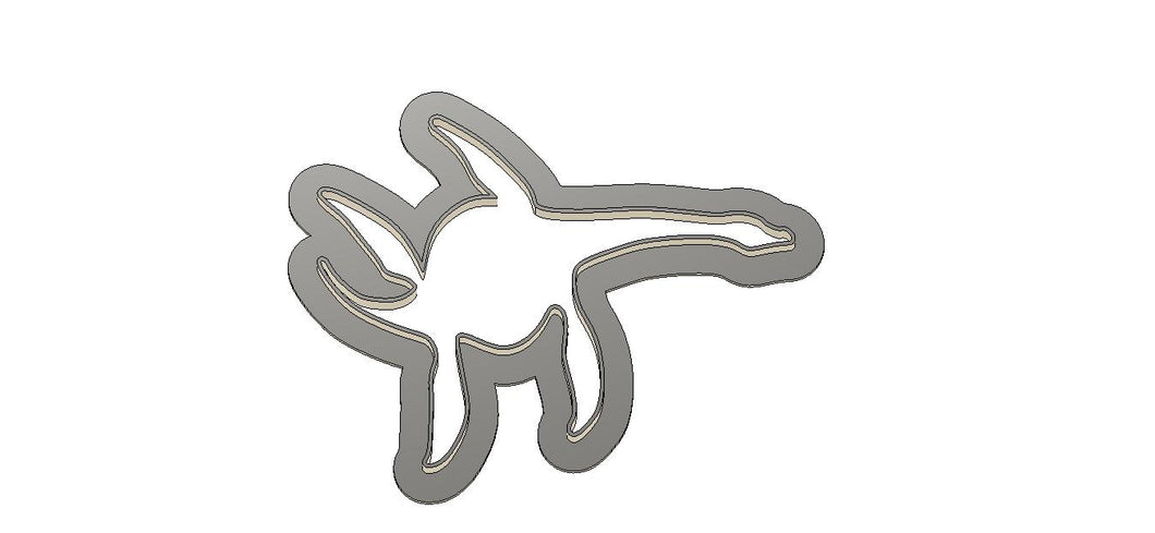 3D Printed Plesiosaurs Dinosaur Cookie Cutter