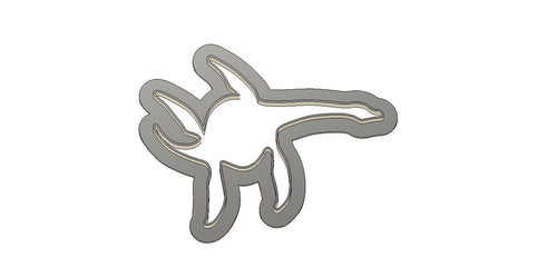 3D Printed  Cookie Cutter Inspired by Plesiosaurus