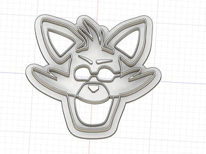 3D Printed Cookie Cutter Inspired by Five Nights at Freddie's Foxy