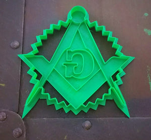 3D Printed Cookie Cutter Inspired by Free Mason Symbol