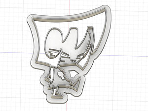 3D Printed Cookie Cutter Inspired by Invader Zim Gaz