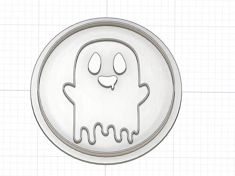 3D Printed Ghost Cookie Cutter