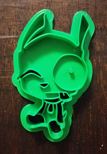 3D Printed Cookie Cutter Inspired by Invader Zim Gir in Dog Costume