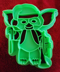3D Printed Cookie Cutter Inspired by Gremlins Gizmo in Santa Hat