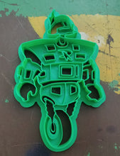 Load image into Gallery viewer, Set of 6 Cartoon Robot Themed Cookie Cutters