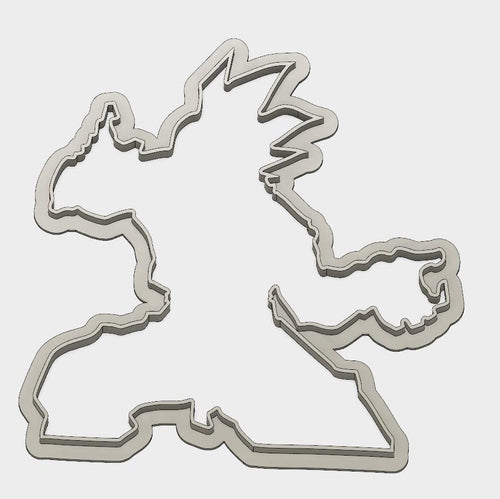 3D Model to Print Your Own Goku Cookie Cutter DIGITAL FILE ONLY