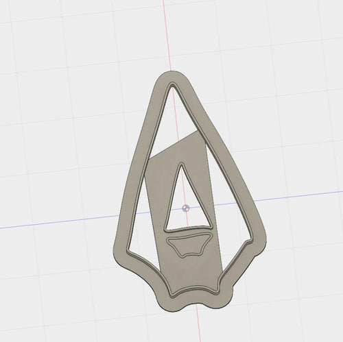 3D Model to Print Your Own Green Arrow Cookie Cutter DIGITAL FILE ONLY