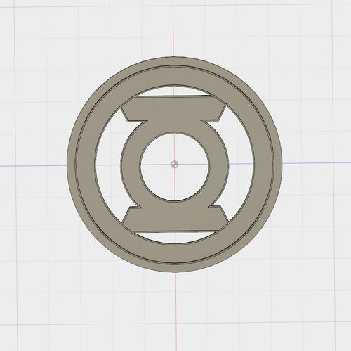3D Model to Print Your Own Green Lantern Cookie Cutter DIGITAL FILE ONLY