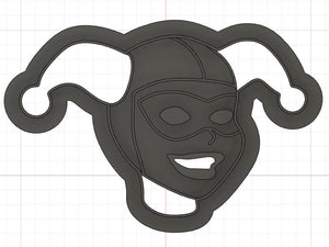 3D Printed Cookie Cutter Inspired by DC Comics Harley Quinn