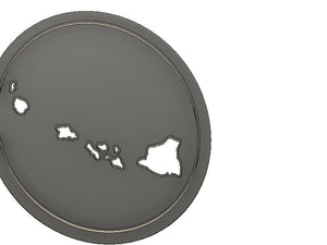 3D Printed Cookie Cutter Inspired by Hawaiian Islands