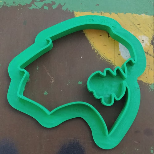3D Printed Cookie Cutter Inspired by the Mopar Hellcat Emblem