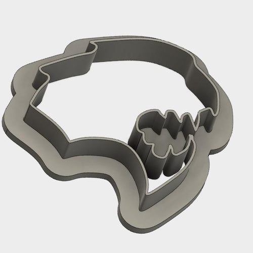 3D Model to Print Your Own Hellcat Cookie Cutter DIGITAL FILE ONLY