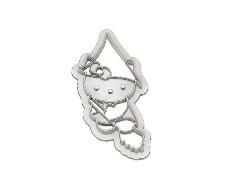 3D Printed Cookie Cutter Inspired by Hello Kitty Witch
