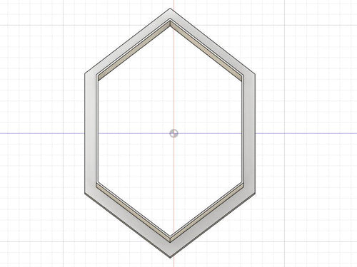 3D Model to Print Your Own Hexagon Cookie Cutter DIGITAL FILE ONLY